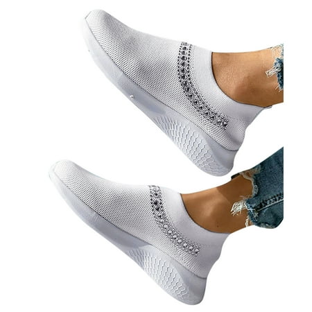 

eczipvz Women S Fashion Sneakers Women’s Canvas Shoes Low Top Fashion Sneakers Slip on Walking Shoe