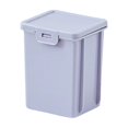 thumbnail image 2 of Plastic Storage Box with Lid, Desktop Organizer for Pens and Crafts, Stackable Muted Container for Home Office, Dust-resistant Design for Everyday Use, Topliu, 2 of 6