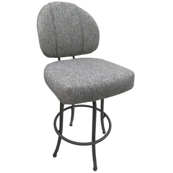 Swivel Counter 26" Bar Stool - M-75 Metal Grey Frame
