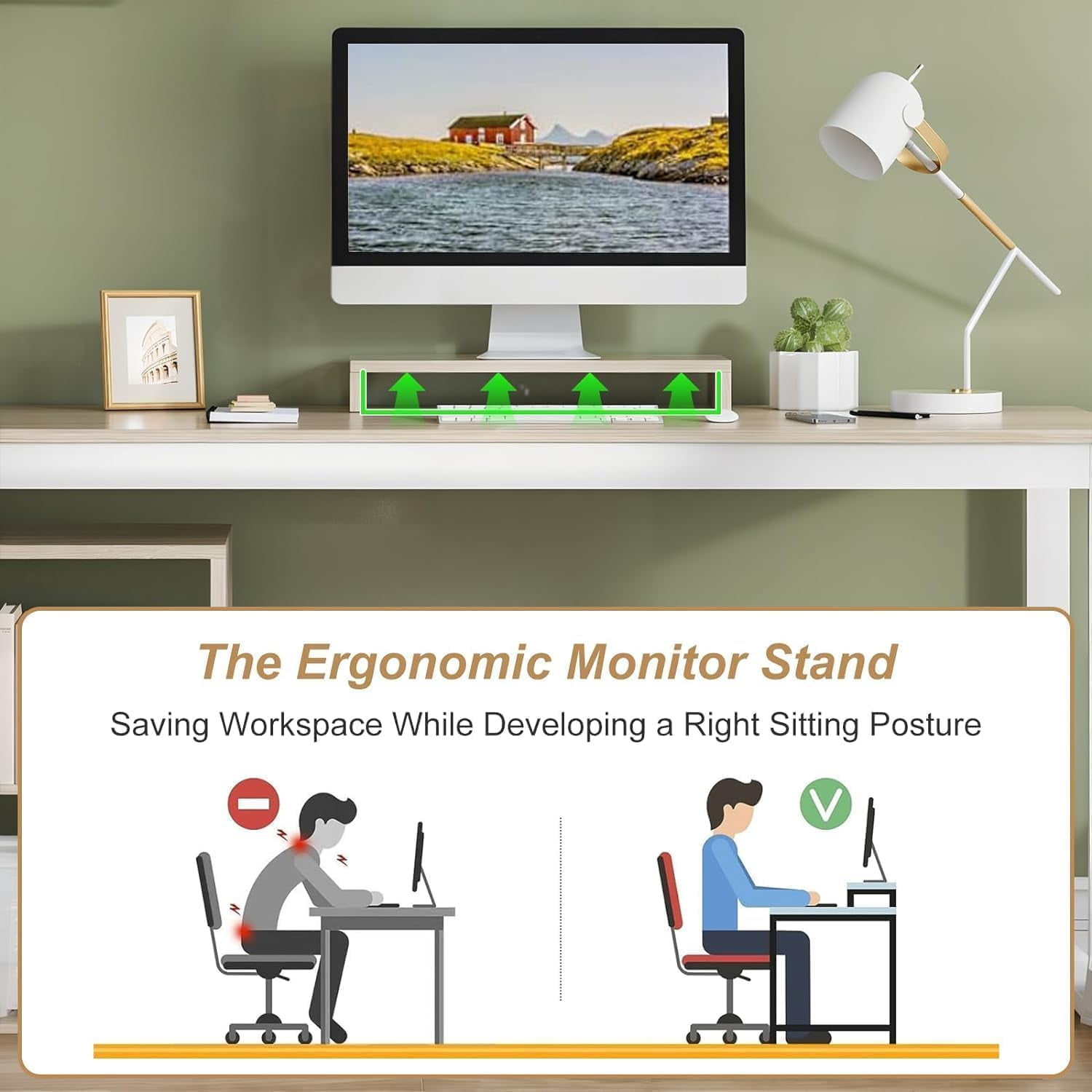 DreamCurship 55 Inch Reversible L Shaped Desk with 3 Storage Drawers, Computer Desk with Shelves and Monitor Stand, Corner Desk for Small Spaces, White and Walnut