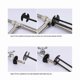 thumbnail image 4 of Kitchen Repair Plumbing Tool Sink Faucet Key Plumbing Pipe Four-Claw Wrench Bathroom Wrench Tool Set, 4 of 5