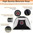 thumbnail image 5 of Andgoal 10x7ft Golf Practice Net with Target Sheet, High Impact Knotless Netting for Backyard Driving & Hitting Training, Portable Carry Bag, 5 of 9