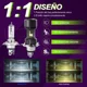 thumbnail image 4 of Faros Led H4 Ojo De Ángel Para Auto O Moto 16000lm 120w, 4 of 8