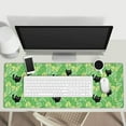 thumbnail image 6 of Cute Cat Green Kawaii Gaming Mouse Pad, Large Mouse Pad XXL XL Mousepad, Big Keyboard Pad Office Desk Accessories Decor, 6 of 6