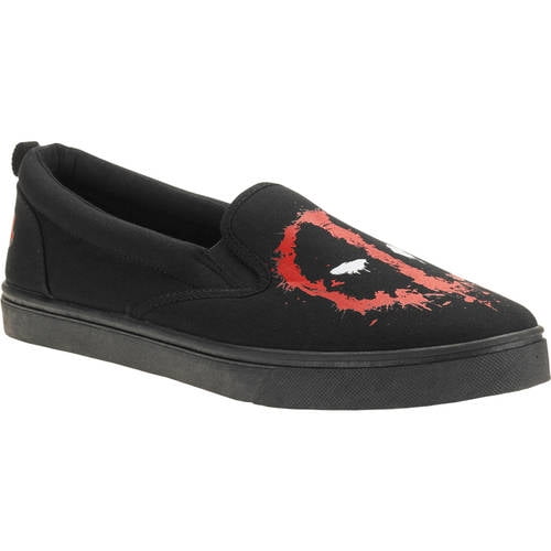 deadpool slip on shoes
