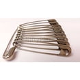 thumbnail image 5 of NiftyPlaza Large Safety Pins, Size 1-1/2", 500 Safety Pins, Nickel Pleated, Rust Resistant, 5 of 5