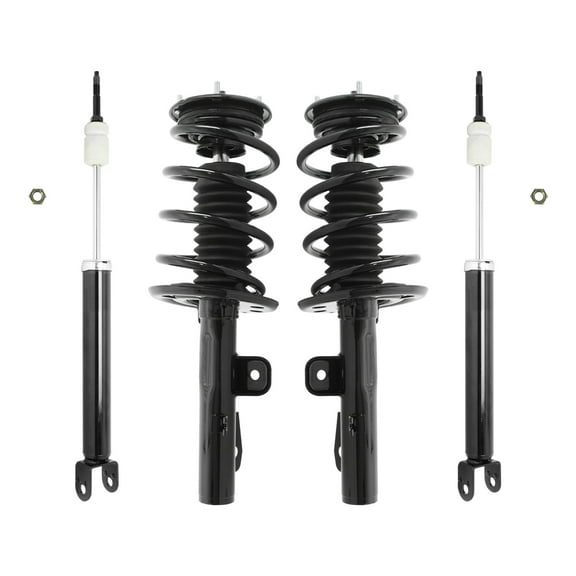 Unity Automotive Front & Rear Complete Strut Assembly Shock Kit Fits 2009-2012 Ford Flex, 4-11013-252120-001