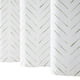 thumbnail image 5 of Cortina de Ducha Jinchan Extra Larga Verde/Blanco 178x213 cm Tela, 5 of 7