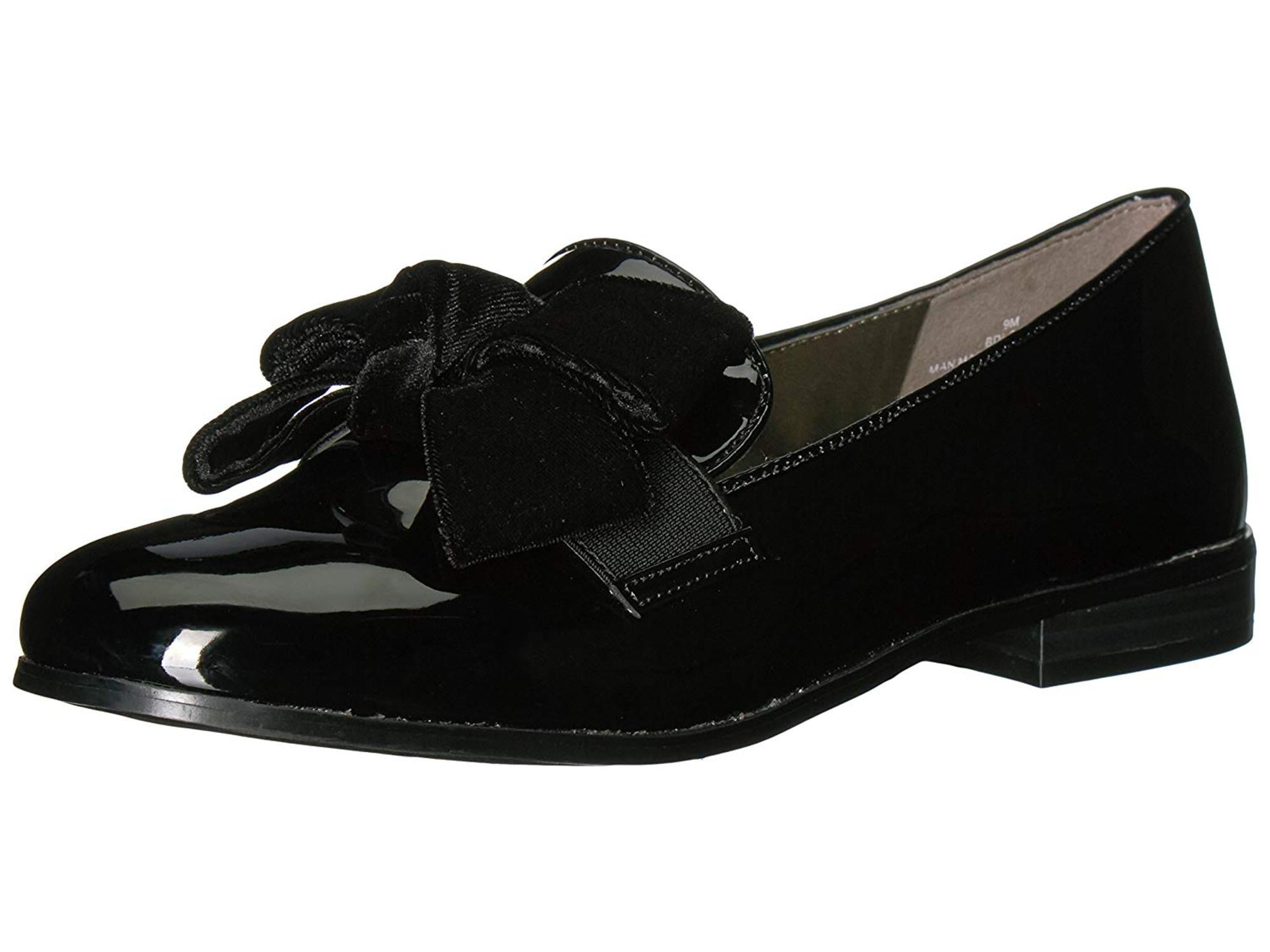 lalite-2-b New Fashion Nubuck Slip On Casual Women Flats Wonem Shoes Black 5.5 