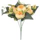 thumbnail image 1 of Ramo de 5 rosas persas y 9 rosas de seda falsas para boda, decoración del hogar, flores de simulación, 1 of 6