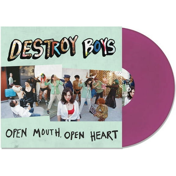 Destroy Boys - Open Mouth, Open Heart - Purple - Music & Performance - Vinyl