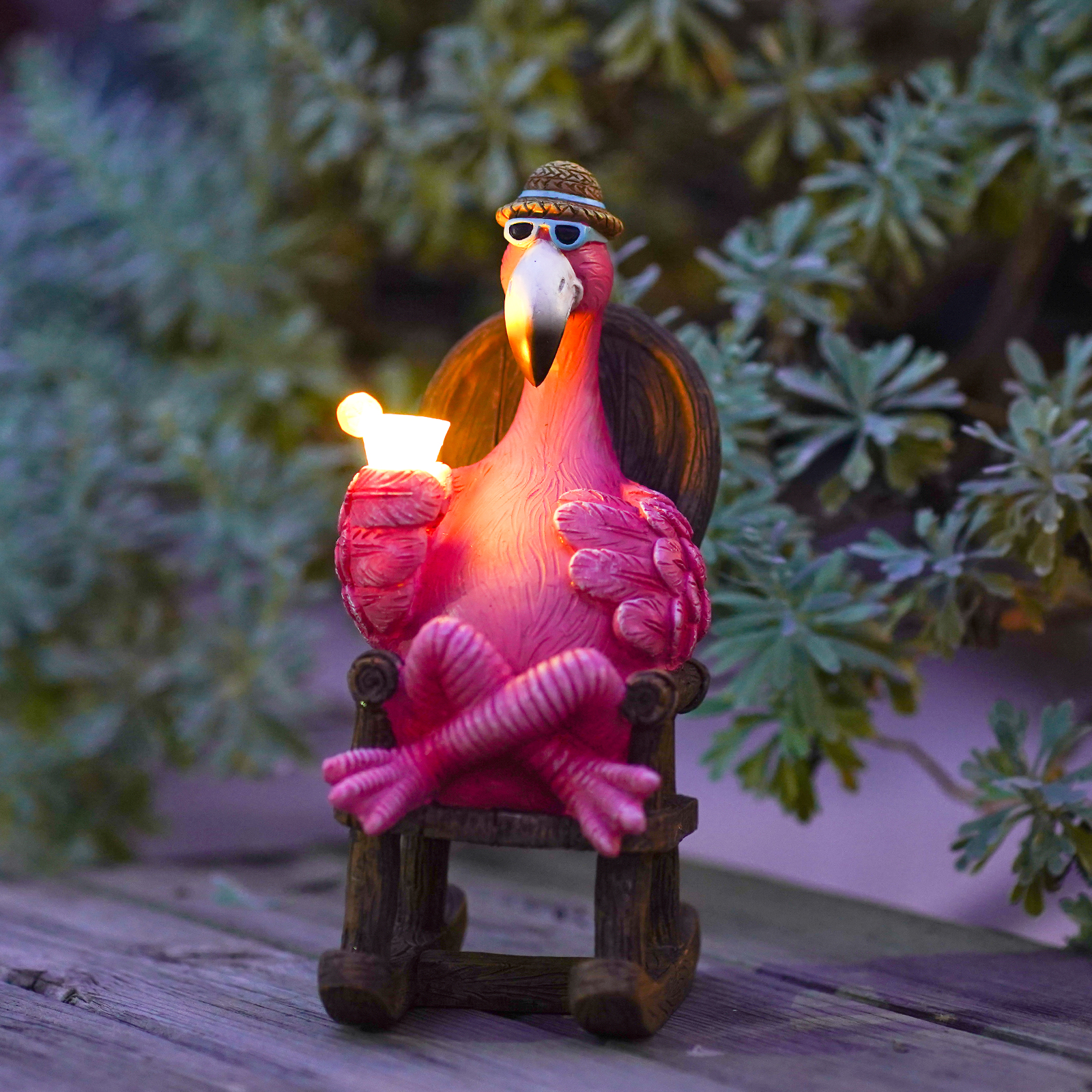 Solar Flamingo Statue for Garden - Suitable for Garden Lawn Patio Porch Decor