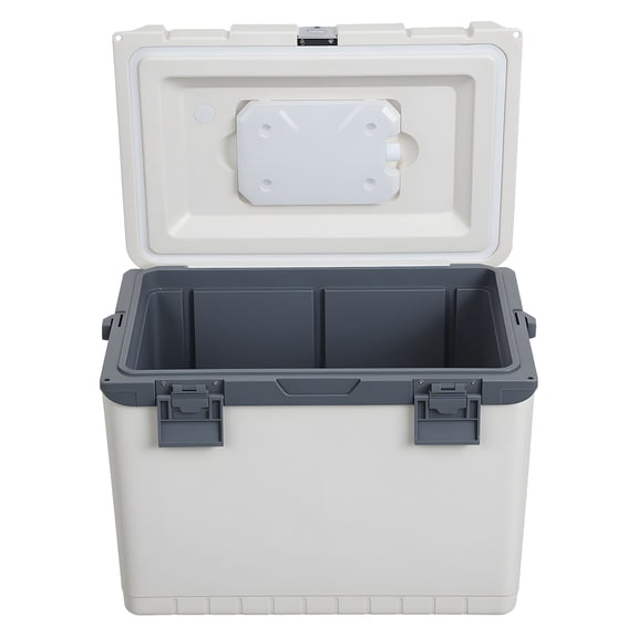 Lanzxjv 30 Quart Hard Cooler, Insulated Portable Ice Cooler Box for Drink, Beverage, 3 Days Ice Chest Suit for Camping, Picnic, Fishing, Outdoor Activities