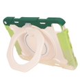 thumbnail image 4 of Funda protectora de 3 capas para tableta de 11 pulgadas con soporte giratorio de 360° y correa para el hombro para tabletas iOS - Verde, 4 of 8