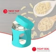 thumbnail image 3 of Home Basics Ensemble de Cylindre de Verre 4 Pcs avec Fenêtre Transparente (Turquoise), 3 of 4