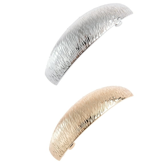 LABSERRON 2Pcs Fancy Hair Clips Arch Spring Clip Charming Embellishment For Women Hair Accessories
