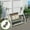 Dark Gray, variant on Fridja Sales Outdoor Lounger Cushion Antis Splashs Waterproof Sunproof Hotel Beach Chair Seat Cushion Hanging Basket Swings Rope Singles Lounger Cushion