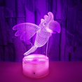 thumbnail image 3 of YSITIAN 3D bird night light USB powered 7-color LED light, suitable for children's gift bedroom decoration YT-13871, 3 of 5