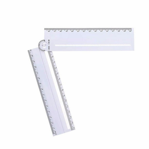 TIELUTT Multifunction Ruler 12 Inch Standard/Metric Ruler Universal Lit up Glove - A Torch Light That Never Drops Angle Woodworking Fence Post Base Engineers Scale Stick Vertical Panel Saw