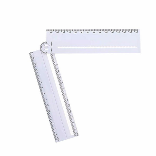 TIELUTT Règle Multifonction 12 Pouces Règle Standard/métrique Gant Universel Éclairé - une Torche Qui Ne Tombe Jamais Angle Poteau de Clôture Base Échelle d'Ingénieurs Scie à Panneau Vertical