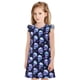 thumbnail image 1 of Fotbe crystal Skull Vestido de Dormir para Niñas de 3 a 10 Años, Mangas Cortas, Estilo Princesa, Pijama Camisón con Mangas Voladas-XX-Large, 1 of 6