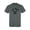 Dark Heather, variant on U.S. Navy Vintage Arch Logo with black ink Adult Short Sleeve T-shirt