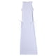 thumbnail image 2 of Gibobby Maxi Vestido De Dama Bikini de mujer Drapeado Frente Cordón Malla Cubrir sin lencería Hight Split Tenedor Vestido Beach Wrap Bikini Shiny Wraps Cubrir para trajes de baño（Blanco， L), 2 of 5