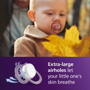 Philips Avent Ultra Air Pacifier 18M+, Chameleon / Monkey, 2 Pack, SCF349/47