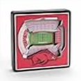 thumbnail image 3 of YouTheFan NCAA Arkansas Razorbacks Aimants 3D StadiumView - Donald W. Reynolds Razorback Stadium, 3 of 4