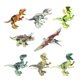 thumbnail image 3 of Dinosaurio Jurásico Set World Park 3 Modelo Bloques de Construcción Blanco T Indominus Rex Dino Breakout 8 piezas Mosasaurus Velociraptor Animal, 3 of 5