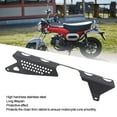 thumbnail image 4 of Motorcycle Chain Protector, Long Lifespan Motorcycle Chain Guard High Hardness Stainless Steel  for DAX125 ST125 2022-2024 Black,Stainless Steel Color, 4 of 7