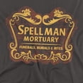 thumbnail image 2 of Chilling Adventures of Sabrina Spellman Mortuary Women's T Shirt, Charcoal, Large, 2 of 6