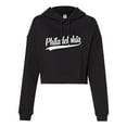 thumbnail image 2 of Go All Out City Of Philadelphia Pennsylvania Fashion Script Cropped Hooded Sweatshirt Women, 2 of 3