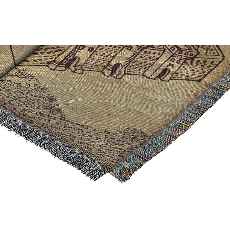 Harry Potter Marauders Map Tapestry Throw Walmart
