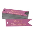 thumbnail image 1 of Inkdotpot Real Rose Gold Foil Merry Christmas Tags Favor Hang Paper Tags 50 Pieces, 1 of 1