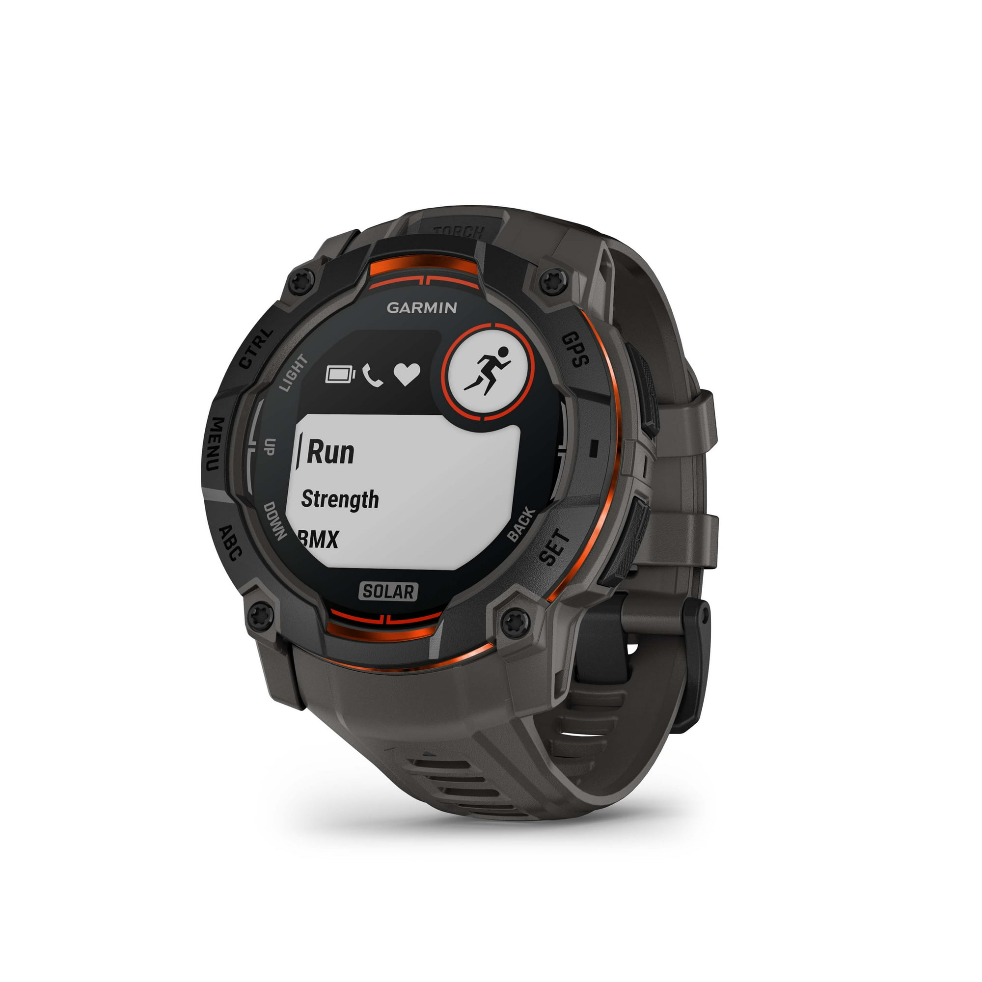 時計 GARMIN instinct3 Garmin - Instinct® 3 – 50mm Solar - Black with Charcoal Band – The