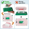 thumbnail image 5 of Baby Wipe Warmers, Wipe Warmer and Baby Wet Wipes Dispenser, Portable Baby Wipe Warmer for Travel Home Car, Large Capacity Mini Babies Wet Wipe Dispenser, Pink, 5 of 5