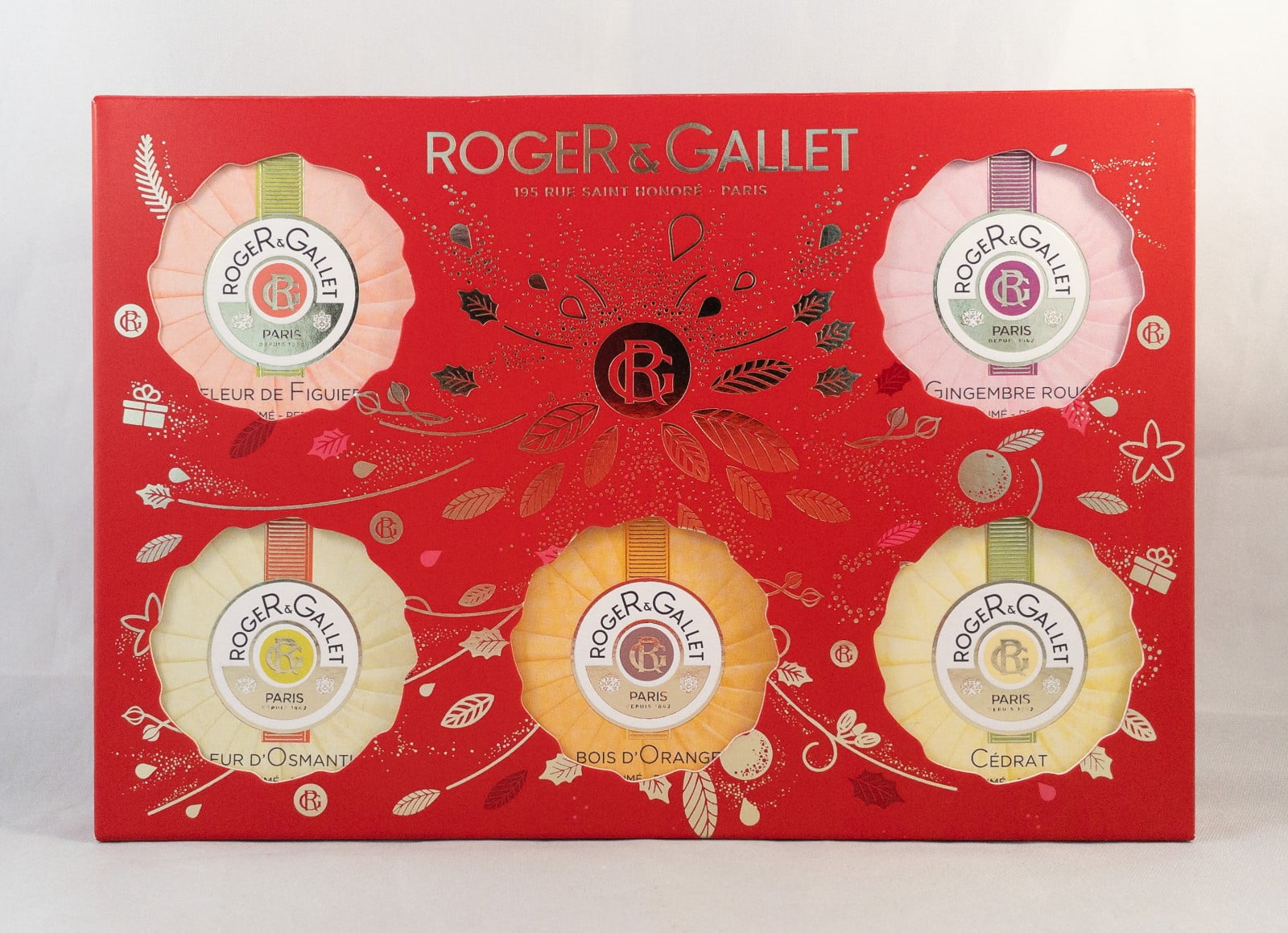 Roger & Gallet Scented Soap Gift Set 5 x 50 g Bars of Classic Soaps in