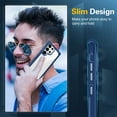 thumbnail image 4 of Tough Shield Snap-on Transparent Case for Samsung Galaxy S23 Ultra - Blue, 4 of 11