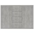 thumbnail image 4 of vidaXL Sideboard Concrete Grey 88x30x65 cm Engineered Wood, 4 of 5