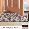 thumbnail image 3 of Beige Skull Crow Flower Pattern Door Rugs,Washable Non Slip Door Mats Indoor,Decorative Door Mats,Entry Mat Indoor for Entrance,Bedroom,Kitchen,Bathroom,30"x17", 3 of 6