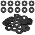 thumbnail image 1 of Uxcell 20-Pack Arandelas Planas de Nylon M16 16mm ID 45mm OD 3mm de Grosor Espaciador de Sellado Junta Anillo Negro, 1 of 6