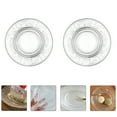 thumbnail image 5 of 2Pcs Exquisite Glass Plates Embossed Fruit Plates Transparent Dessert Plates, 5 of 8