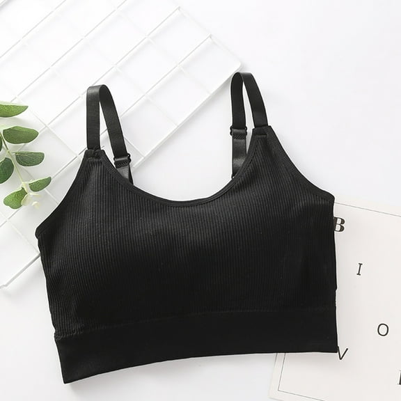 VISALY Push Up Bra Seamless Bras Women's Adjustable Sports Front Closure Extra-Elastic Breathable Undershirt Bra Wireless Bras For Women Comfortable Bras For Women Bras For Women Black One size