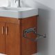 thumbnail image 5 of Colgador de lavabo de pared, sin juntas, impermeable, sin perforaciones, almacenamiento para lavabo Negro, 5 of 9