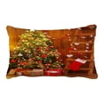 thumbnail image 1 of ABPHQTO Decorado Árbol de Navidad Escalera Pared de madera Funda de almohada Funda de almohada Protector de almohada Cama 50x75 cm, 1 of 1