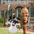 thumbnail image 5 of Witch Hat Ghost Halloween Yard Decor 1Ct, 31x38 Inch Spooky Outdoor Decorations for Front Yard Garden Party Entrance with Snoep in Beperkte Oplage, 5 of 7