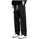 thumbnail image 1 of Pantalones largos para hombre, casuales, de moda, de color sólido, con cordón, cintura elástica y bolsillos., 1 of 6
