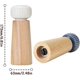 thumbnail image 2 of 2pcs Salt and Pepper Grinders, Wooden Ceramic Grinder, Easy Grind Manual Spice Grinder, Durable Spice Bottle for Kitchen Supplies, 2 of 5