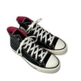 thumbnail image 3 of Converse Lift Platform Leather Canvas High Shoes Black Pink Casual A06864C, 3 of 5